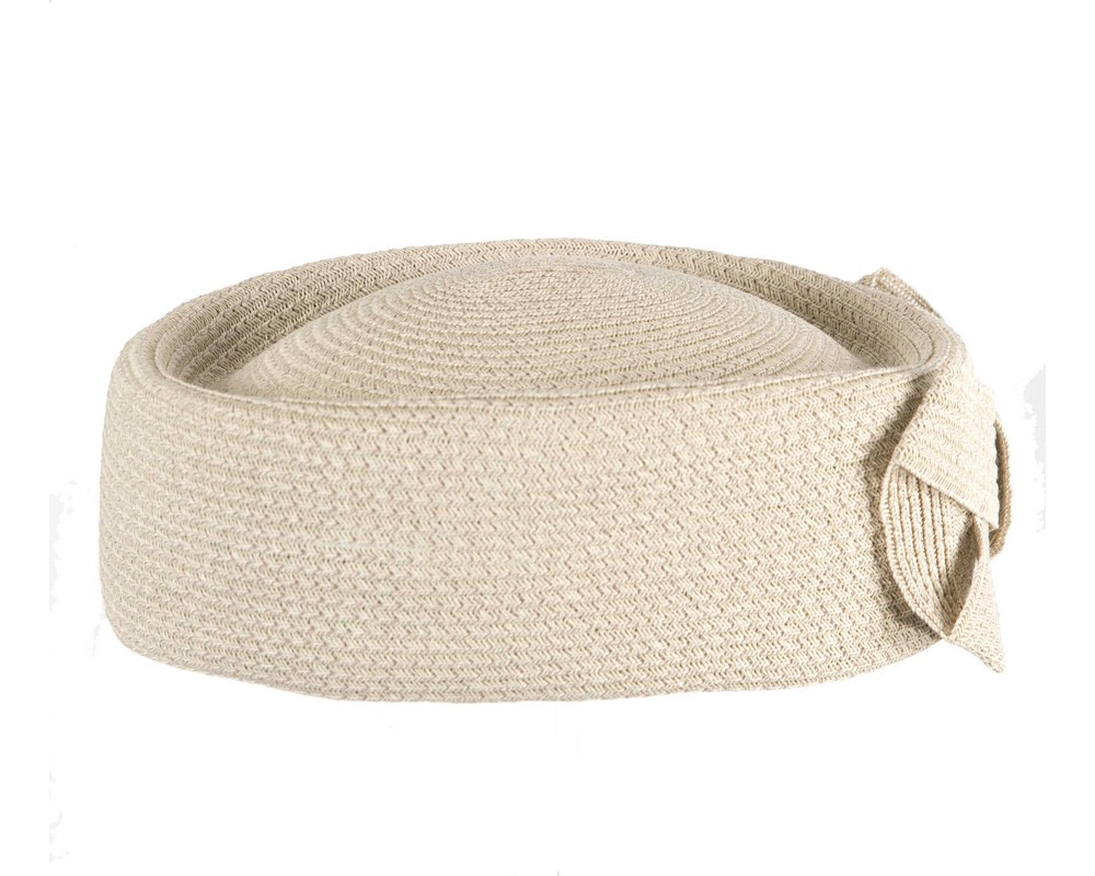 Large soft grey pillbox hat by Max Alexander - Image 3