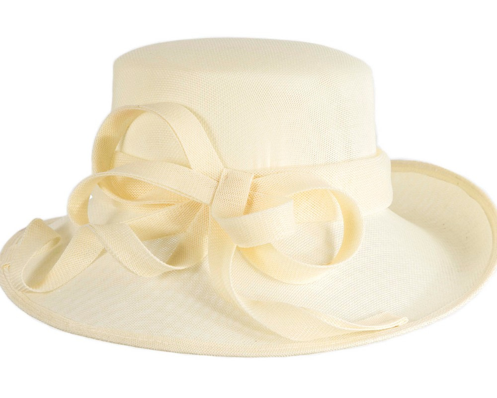 Cream ladies fashion hat by Max Alexander - Image 4
