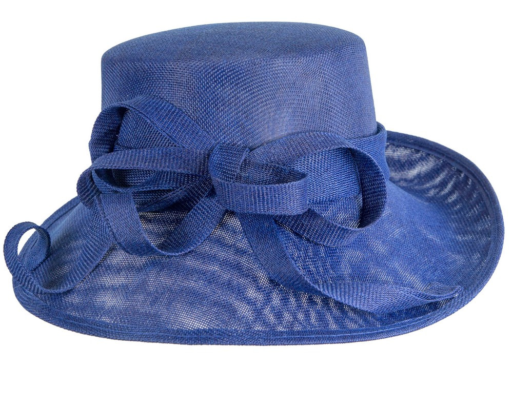 Royal Blue ladies fashion hat by Max Alexander - Image 4