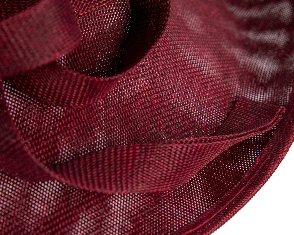 Wine-colored ladies fashion hat by Max Alexander - Fascinators.com.au Wine-colored ladies fashion hat by Max Alexander - Image 5