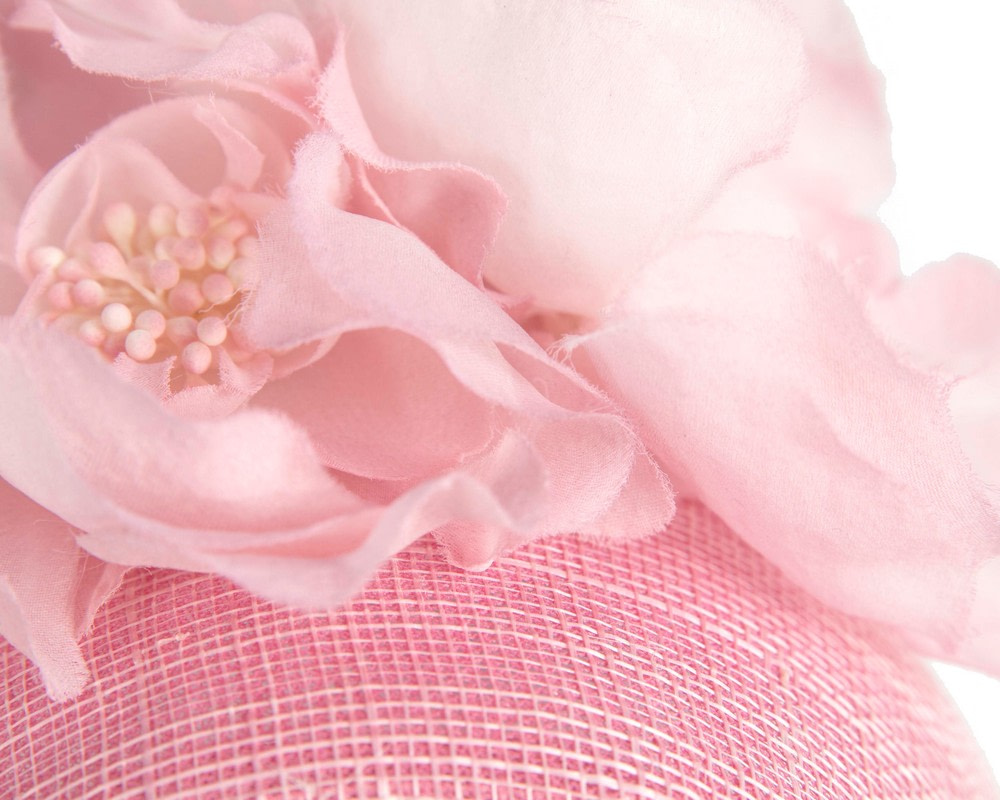 Dusty Pink wide flower headband by Fillies Collection - Fascinators.com.au Dusty Pink wide flower headband by Fillies Collection - Image 3