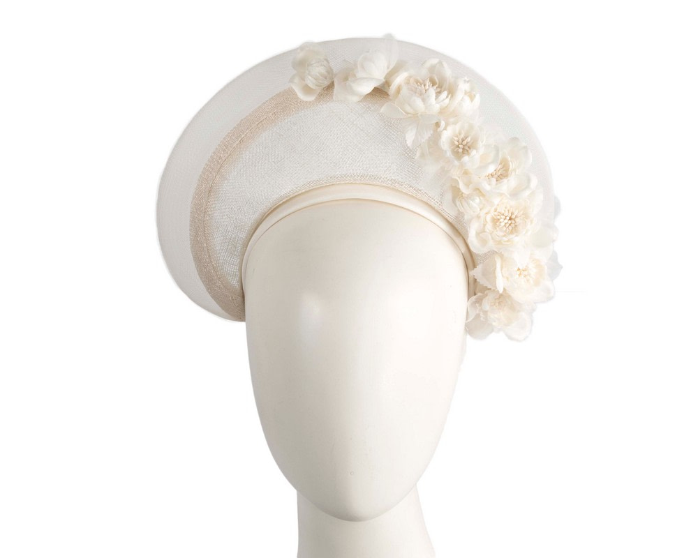 Cream crown fascinator by Fillies Collection