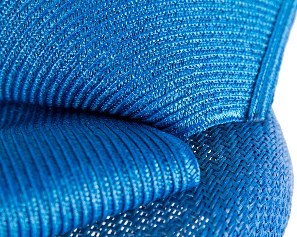 Bespoke royal blue pillbox fascinator by Fillies Collection - Image 5