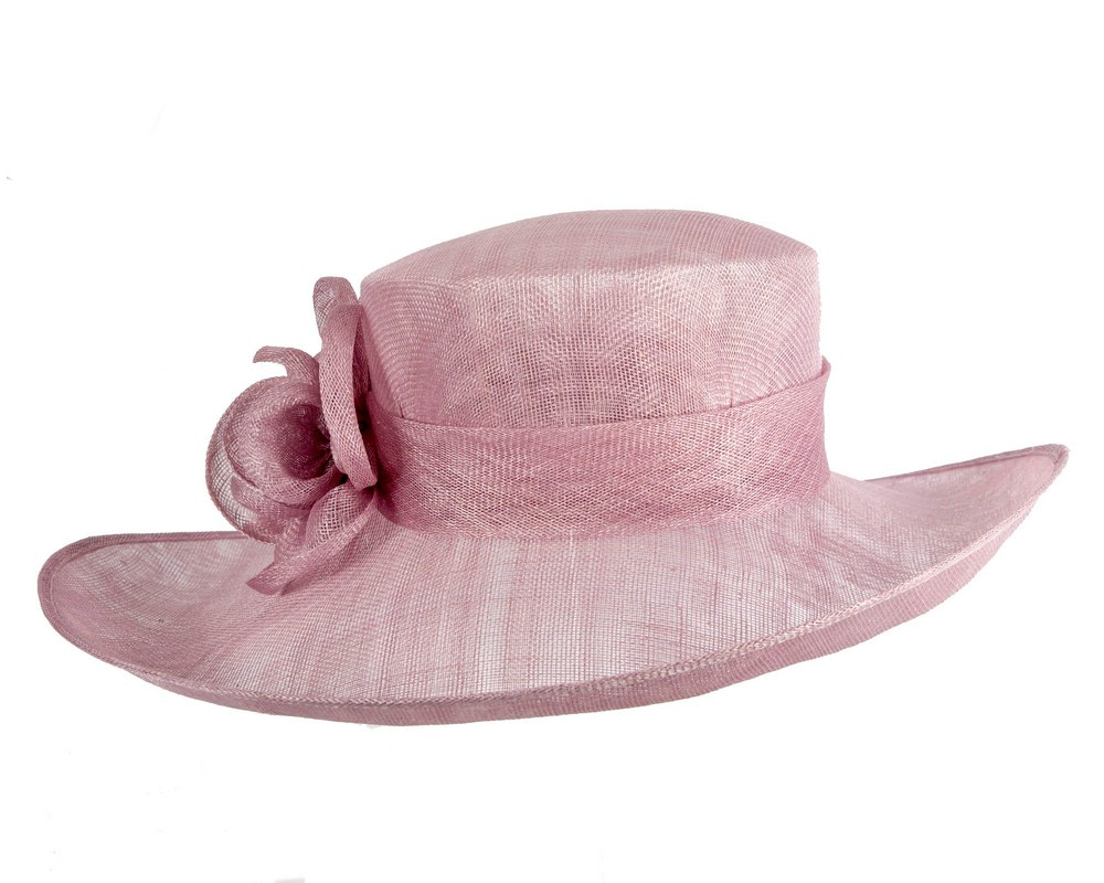 Lilac wide brim ladies summer hat - Image 4