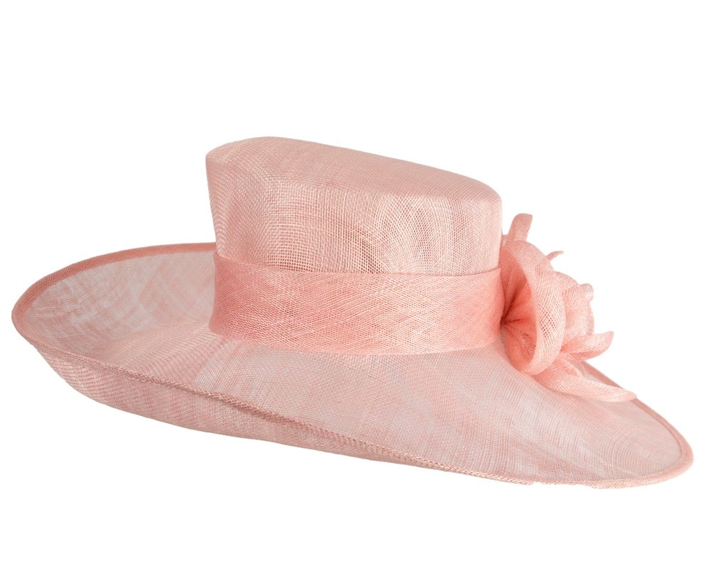 Pink wide brim ladies summer hat - Image 6