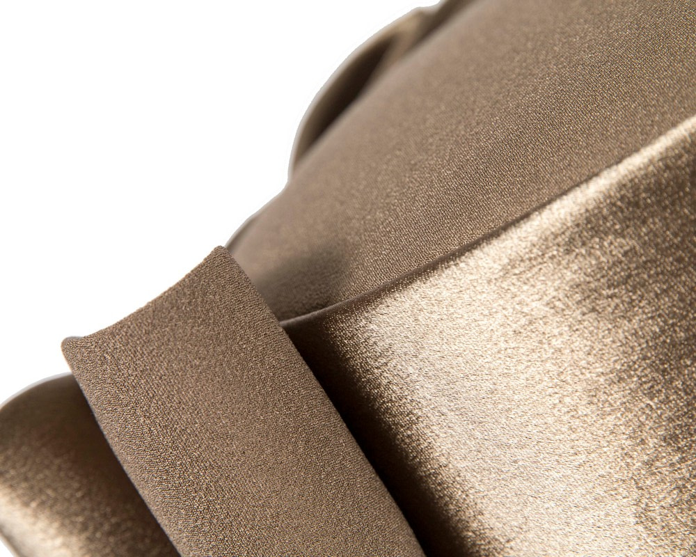 Luxury Sculpted Olive Green Bow Pillbox by Cupids Millinery - Image 4