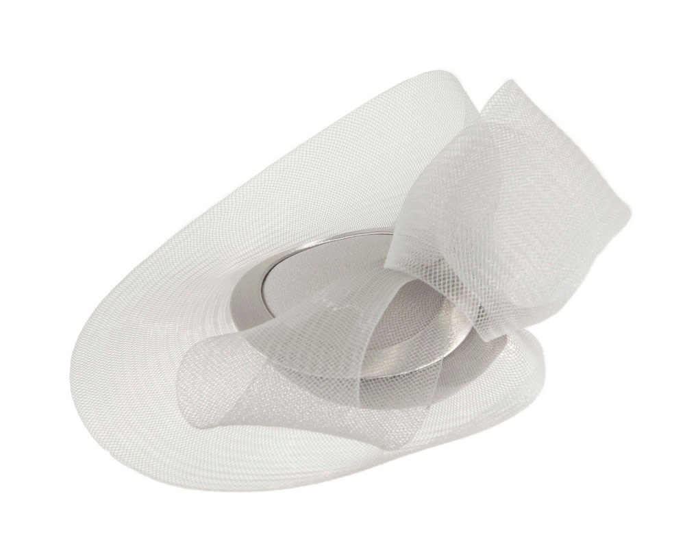 Silver Cocktail Hat - Image 4