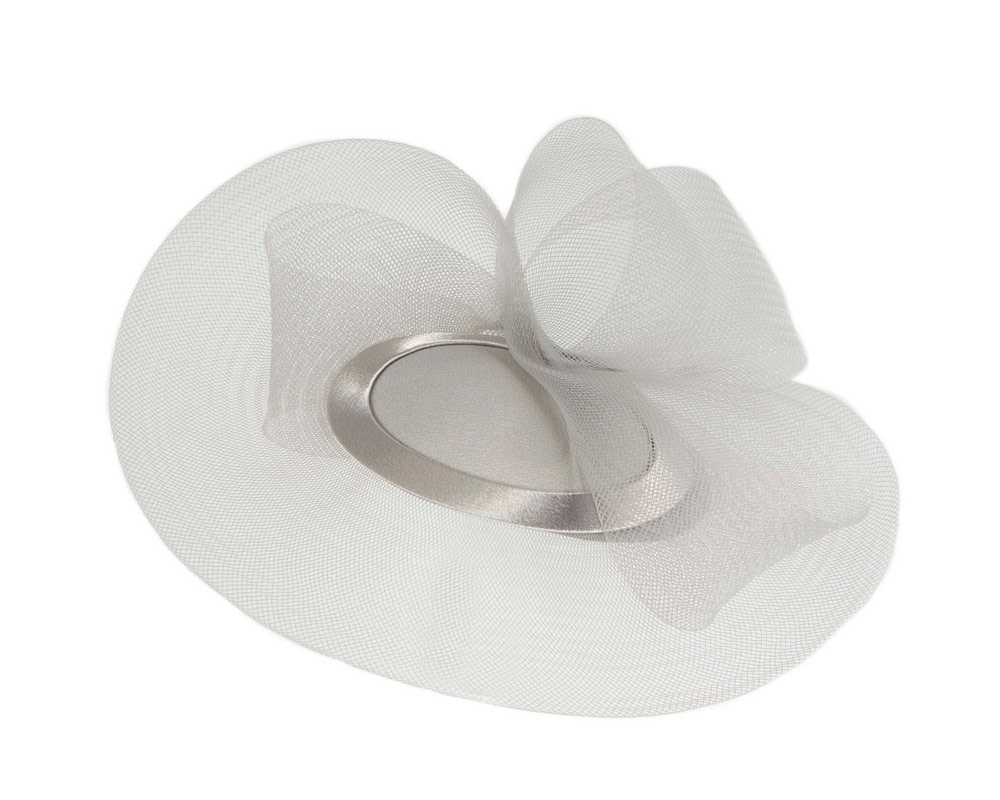 Silver Cocktail Hat - Image 2