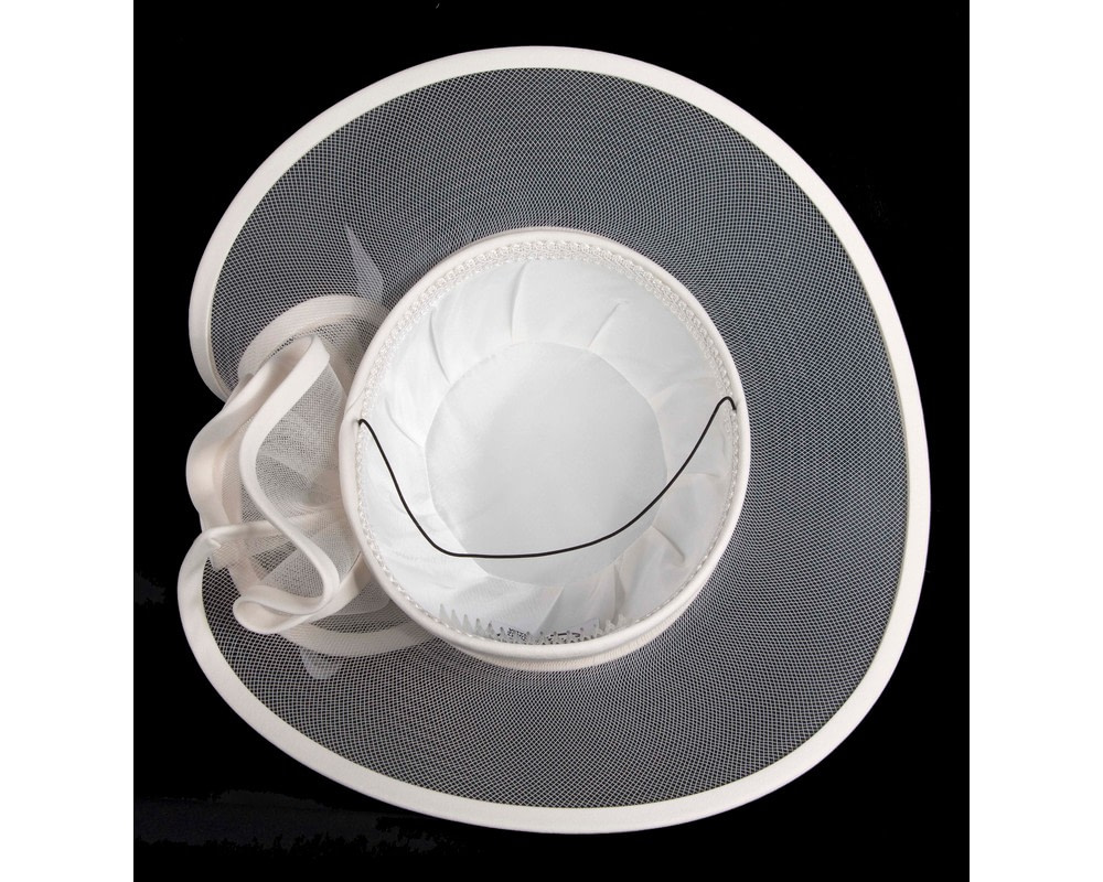Cream fashion hat custom made to order - Image 6