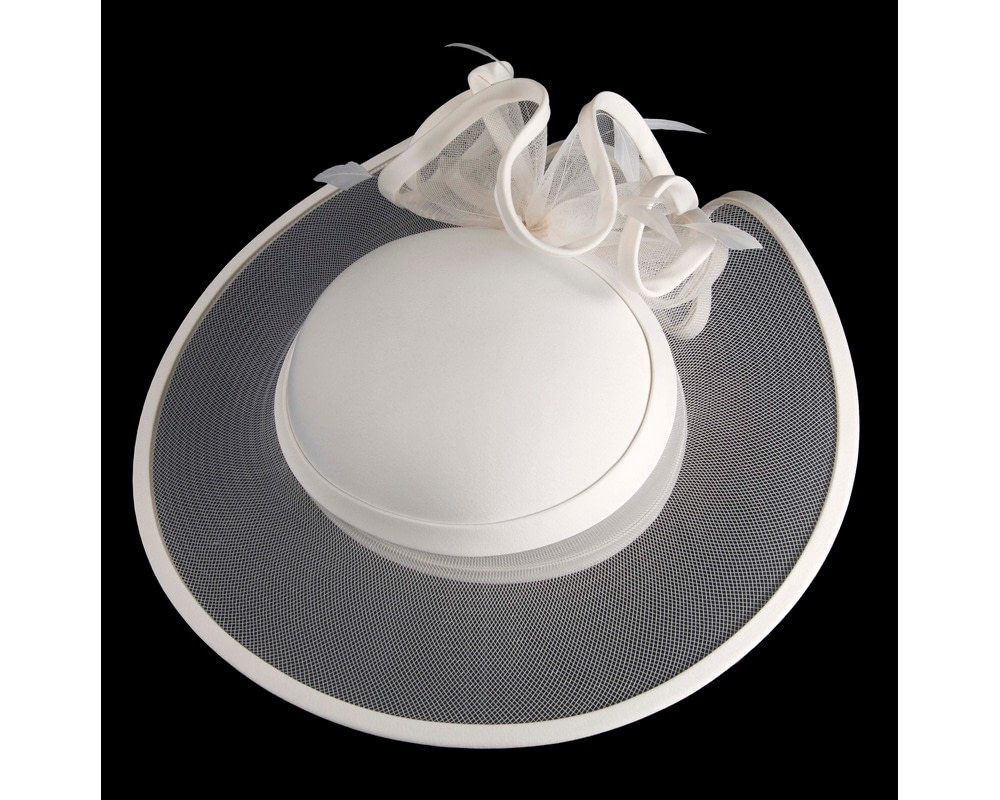 Cream fashion hat custom made to order - Image 3