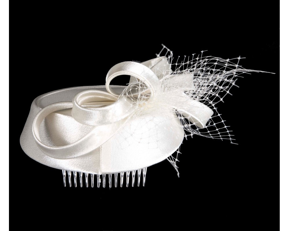 Cream Custom-Made Cupids Millinery Cocktail Hat - Image 7