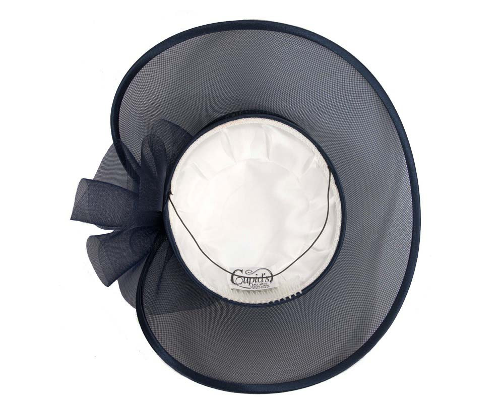 Dark Navy custom made mother of the bride hats - Fascinators.com.au Dark Navy custom made mother of the bride hats - Image 4