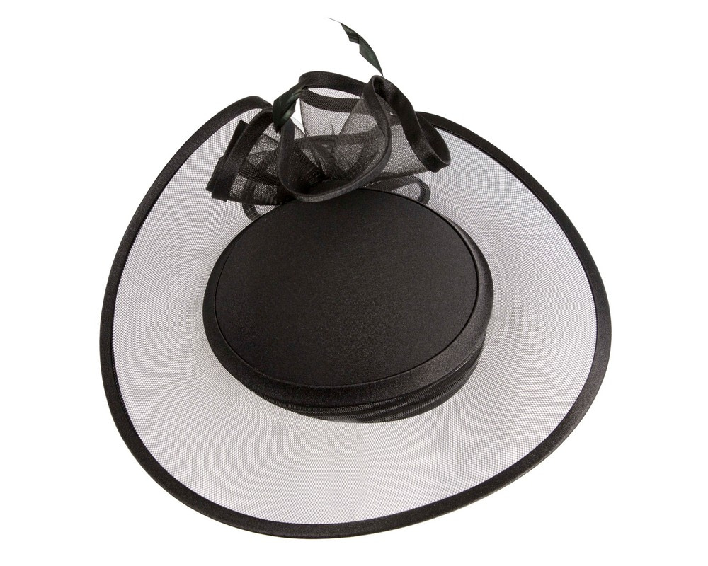 Black fashion hat custom made to order - Fascinators.com.au Black fashion hat custom made to order - Image 4