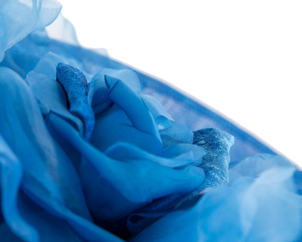 Large royal blue racing hatinator by Fillies Collection - Fascinators.com.au Large royal blue racing hatinator by Fillies Collection - Image 5