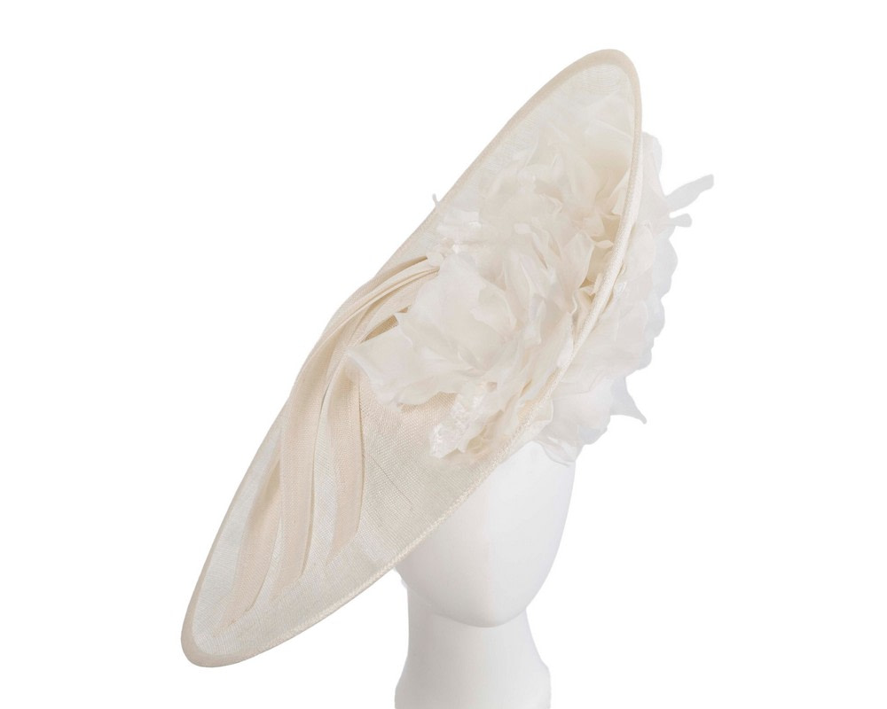 Large cream racing hatinator by Fillies Collection
