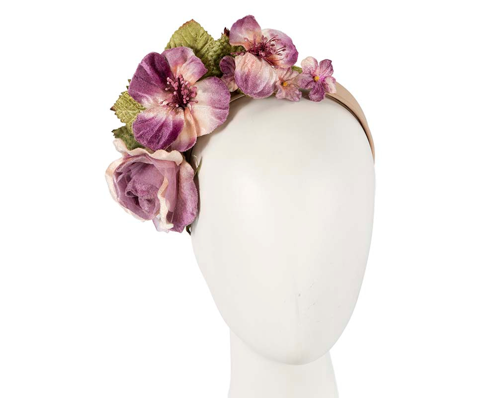 Lilac Flower Headband by Max Alexander