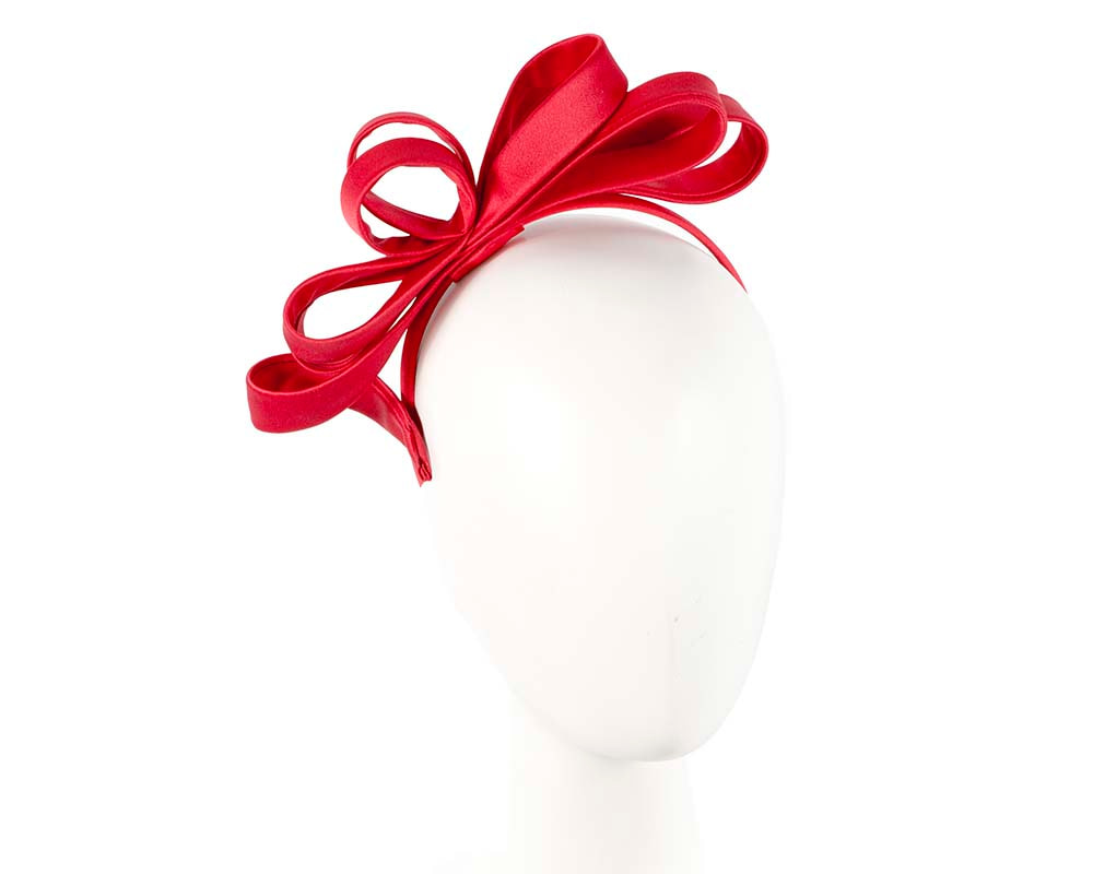 Red bow racing fascinator