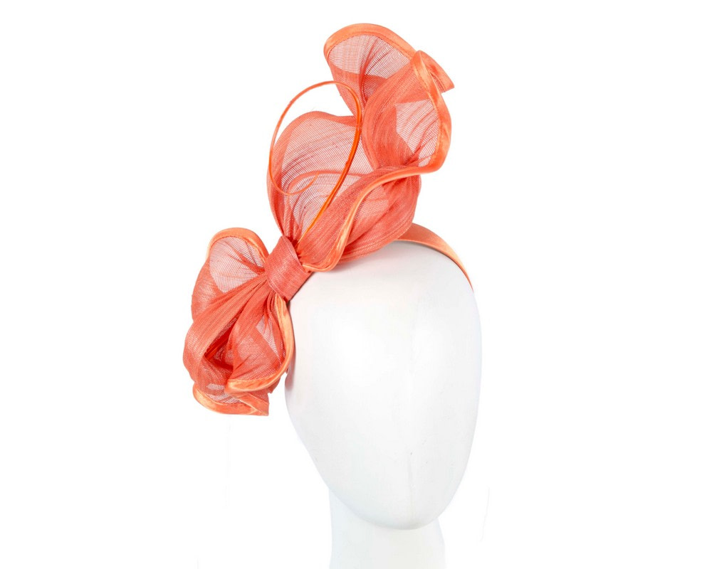 Orange racing fascinator by Fillies Collection