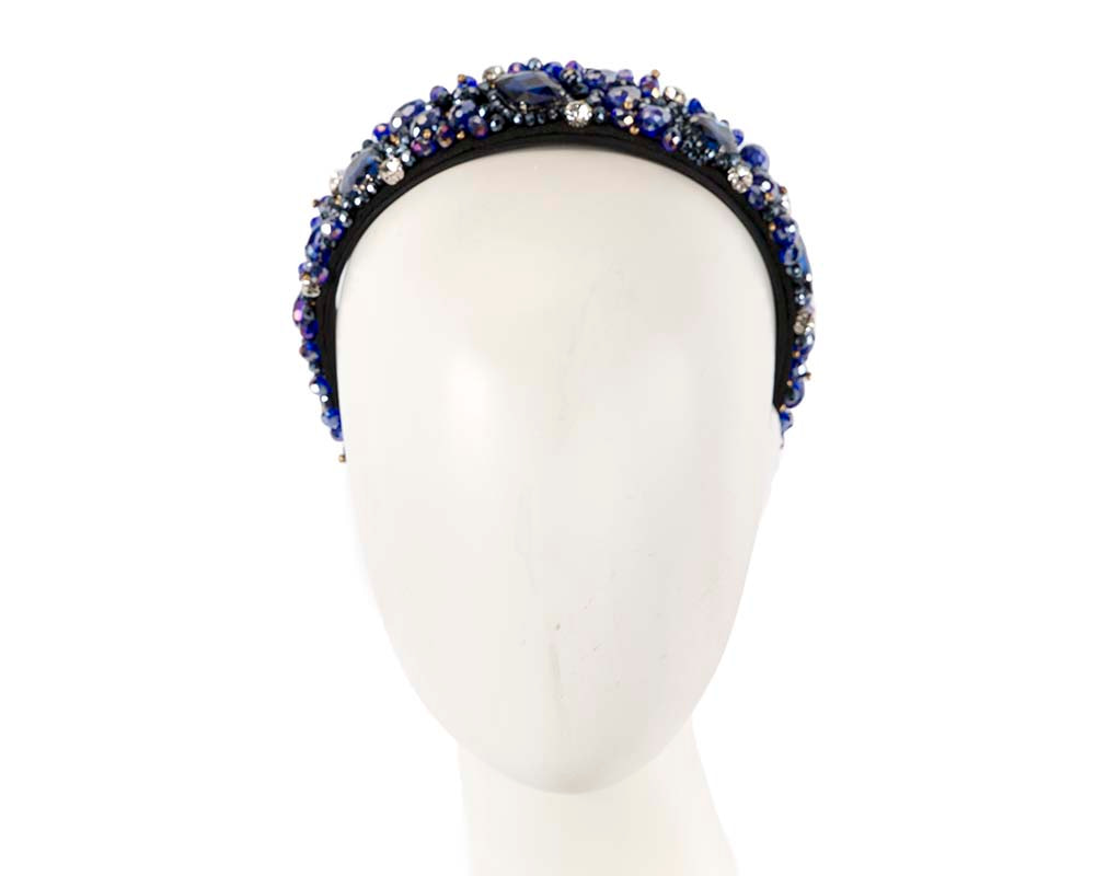 Crystal covered headband fascinator by Max Alexander