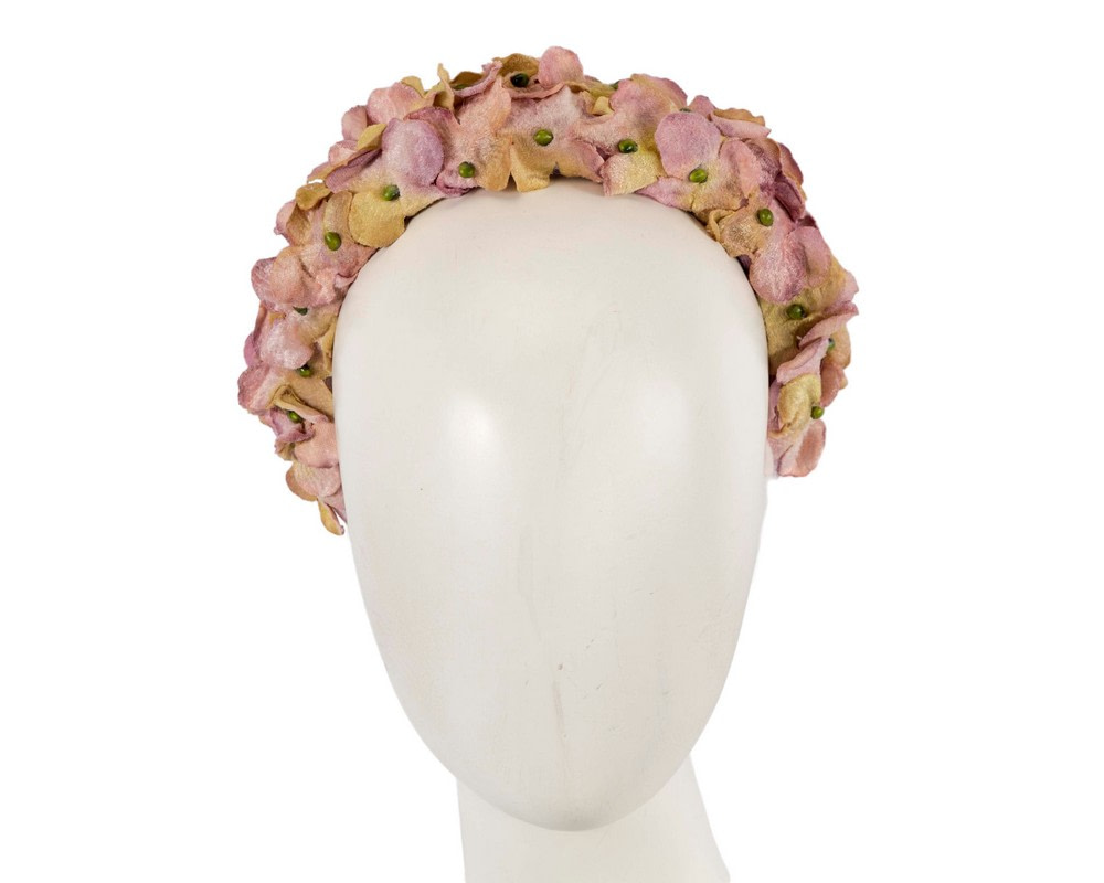 Lilac velvet flower headband by Max Alexander