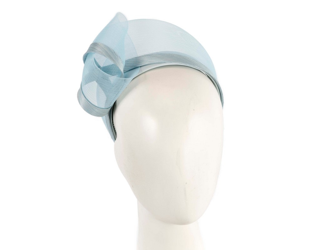 Light blue headband fascinator by Fillies Collection