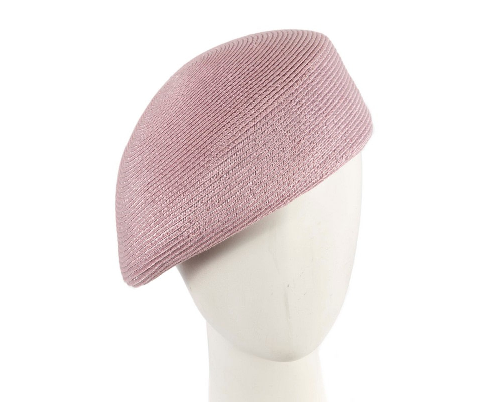 Dusty pink beret hat by Max Alexander