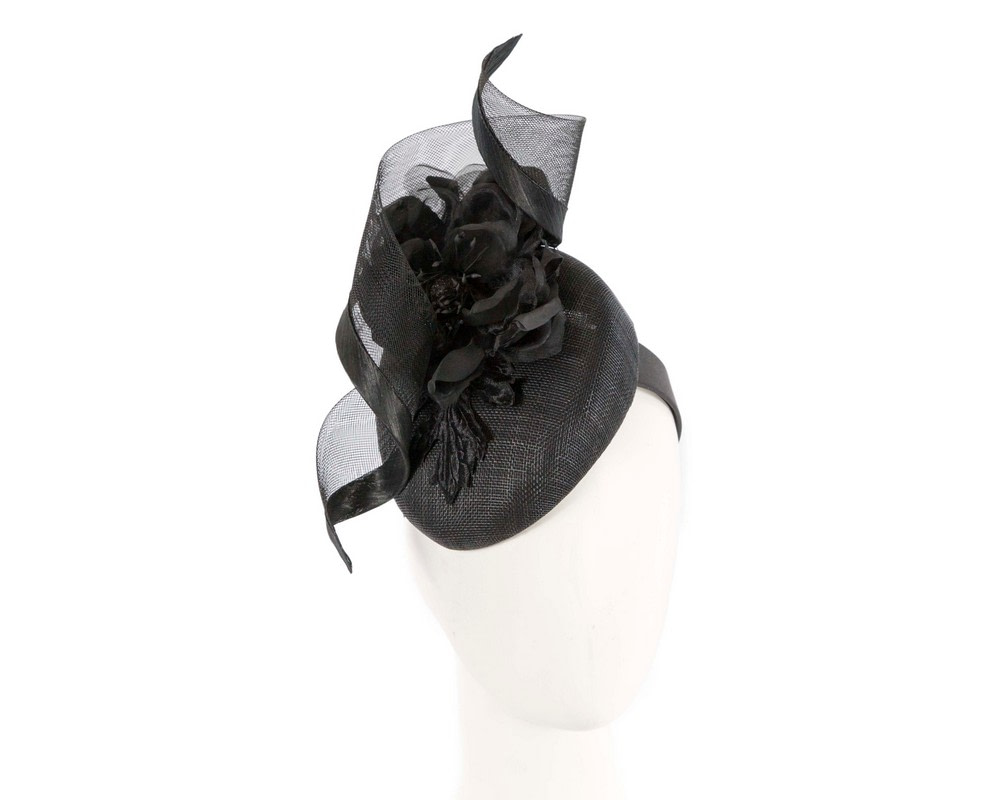 Black spring racing fascinator by Fillies Collection