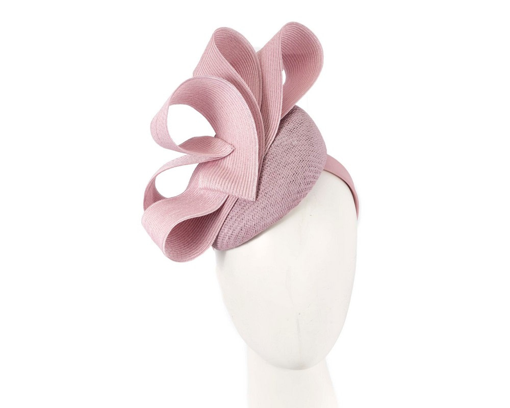 Bespoke lilac pillbox fascinator by Fillies Collection