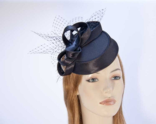 Black Custom-Made Cupids Millinery Cocktail Hat