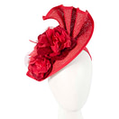 Red Fillies Collection racing fascinator - Fascinators.com.au