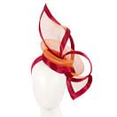 Bespoke Orange and Red fascinator by Fillies Collection - Fascinators.com.au