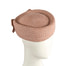 Large soft dusty pink pillbox hat by Max Alexander - Fascinators.com.au