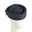 Large soft navy pillbox hat by Max Alexander - Fascinators.com.au