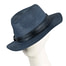 Navy soft brim braid fedora hat - Fascinators.com.au