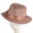 Taupe soft brim braid fedora hat - Fascinators.com.au