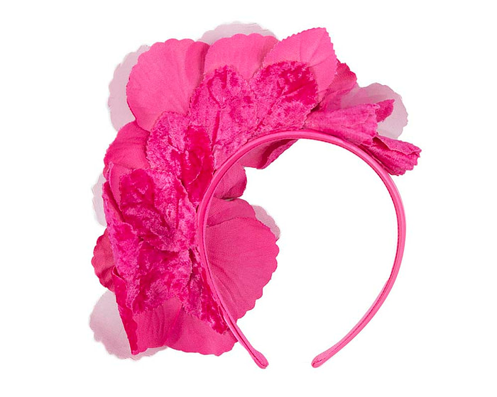 Bright Fuchsia Headband Fascinator - Image 4
