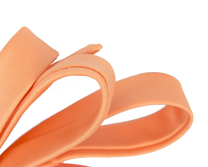 Orange bow racing fascinator - Image 3