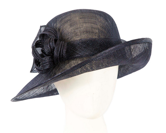 Navy cloche fashion hat by Max Alexander - Fascinators.com.au