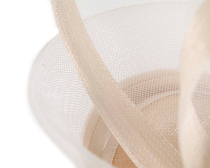 Designers cream fascinator by Fillies Collection - Image 5