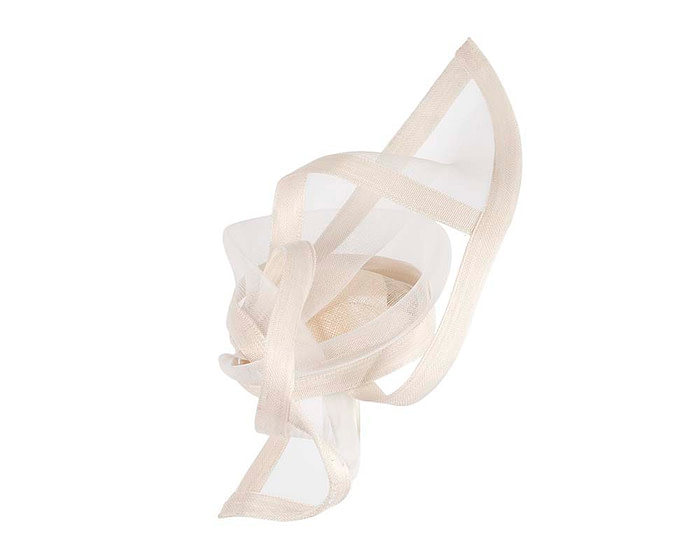 Designers cream fascinator by Fillies Collection - Image 3