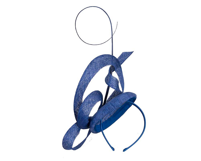 Designers royal blue fascinator by Max Alexander - Fascinators.com.au