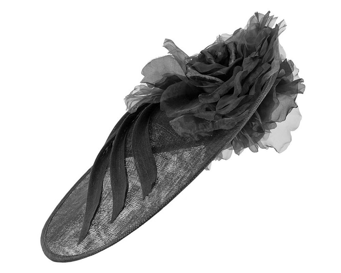Large black racing hatinator by Fillies Collection - Image 2