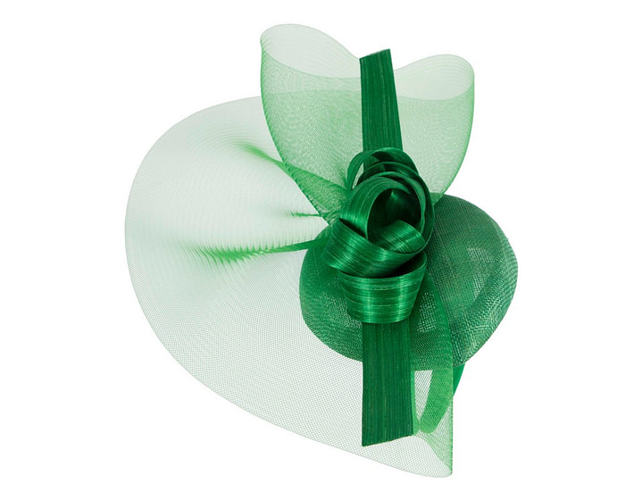 Large green spring racing fascinator by Fillies Collection - Image 4