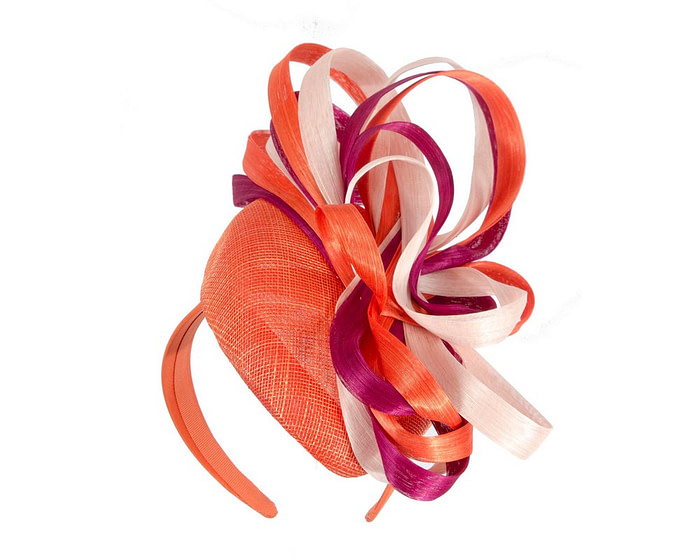 Multicolor pillbox fascinator by Fillies Collection S302ORMAPI - Image 2