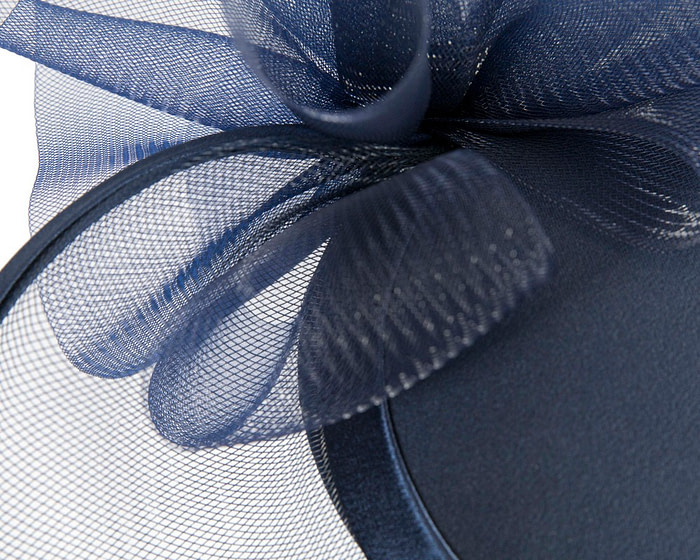 Navy custom made mother of the bride hats - Image 6