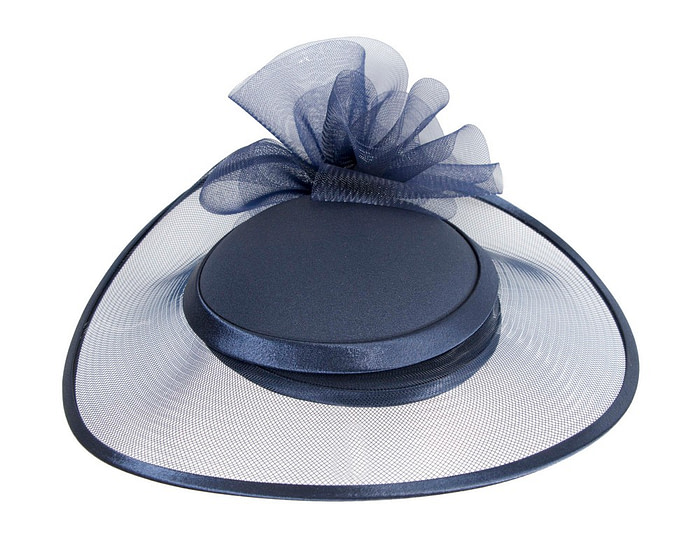 Navy custom made mother of the bride hats - Image 5