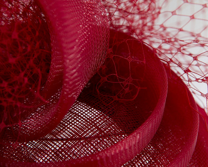 Burgundy wine cocktail hat made to order - Image 6