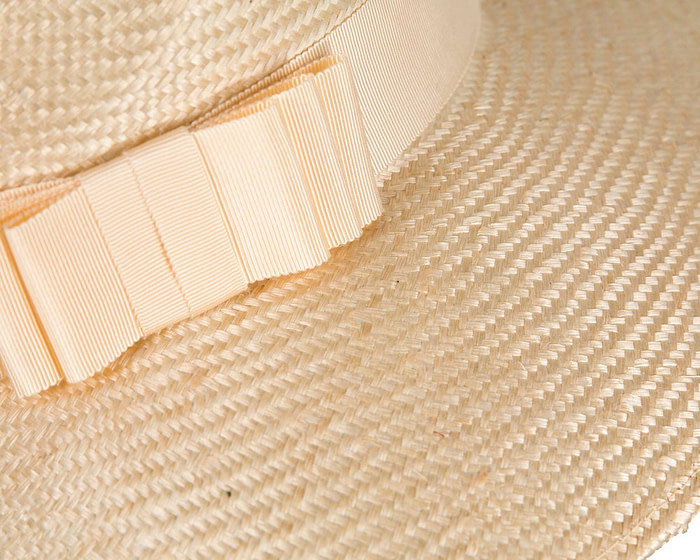 Natural wide brim ladies fedora hat by Max Alexander - Image 5