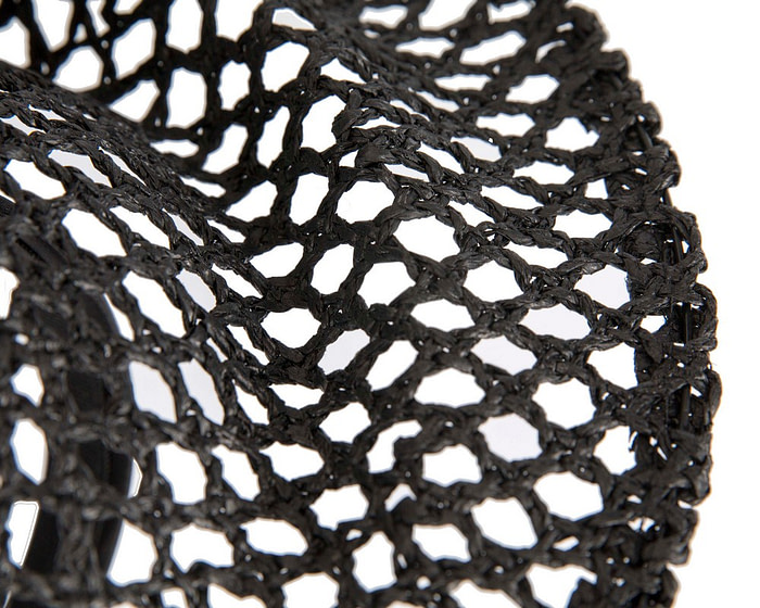 Max Alexander black mesh racing fascinator hat - Image 3