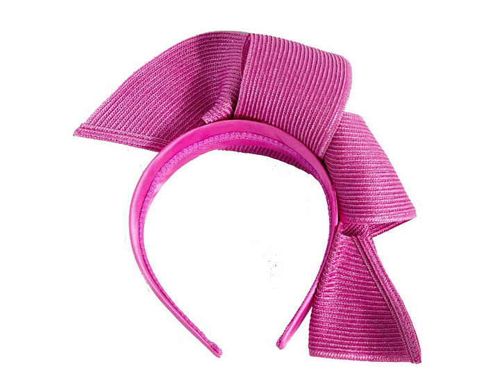 Fuchsia wave fascinator by Max Alexander - Image 4